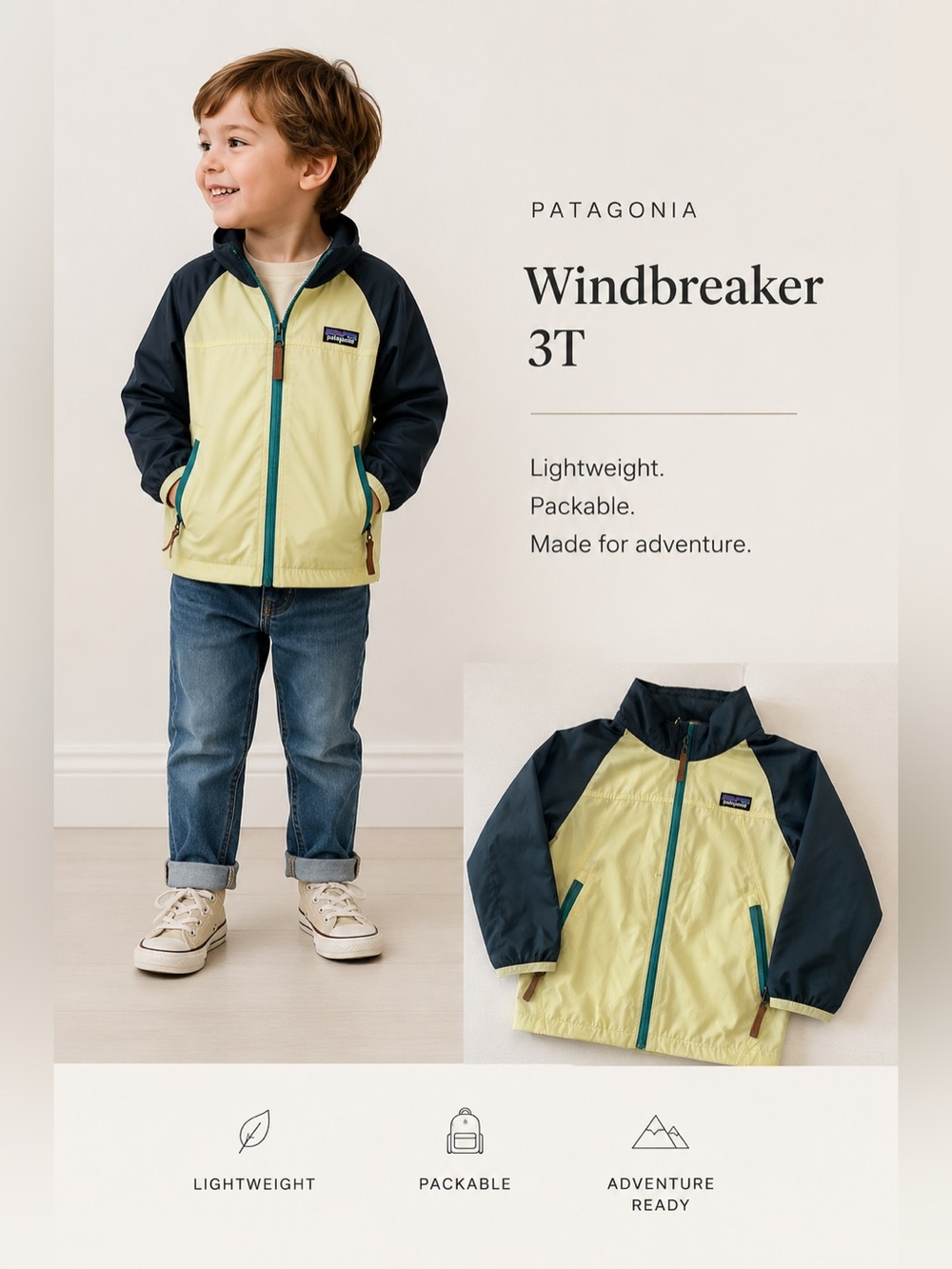 Patagonia windbreaker 3T